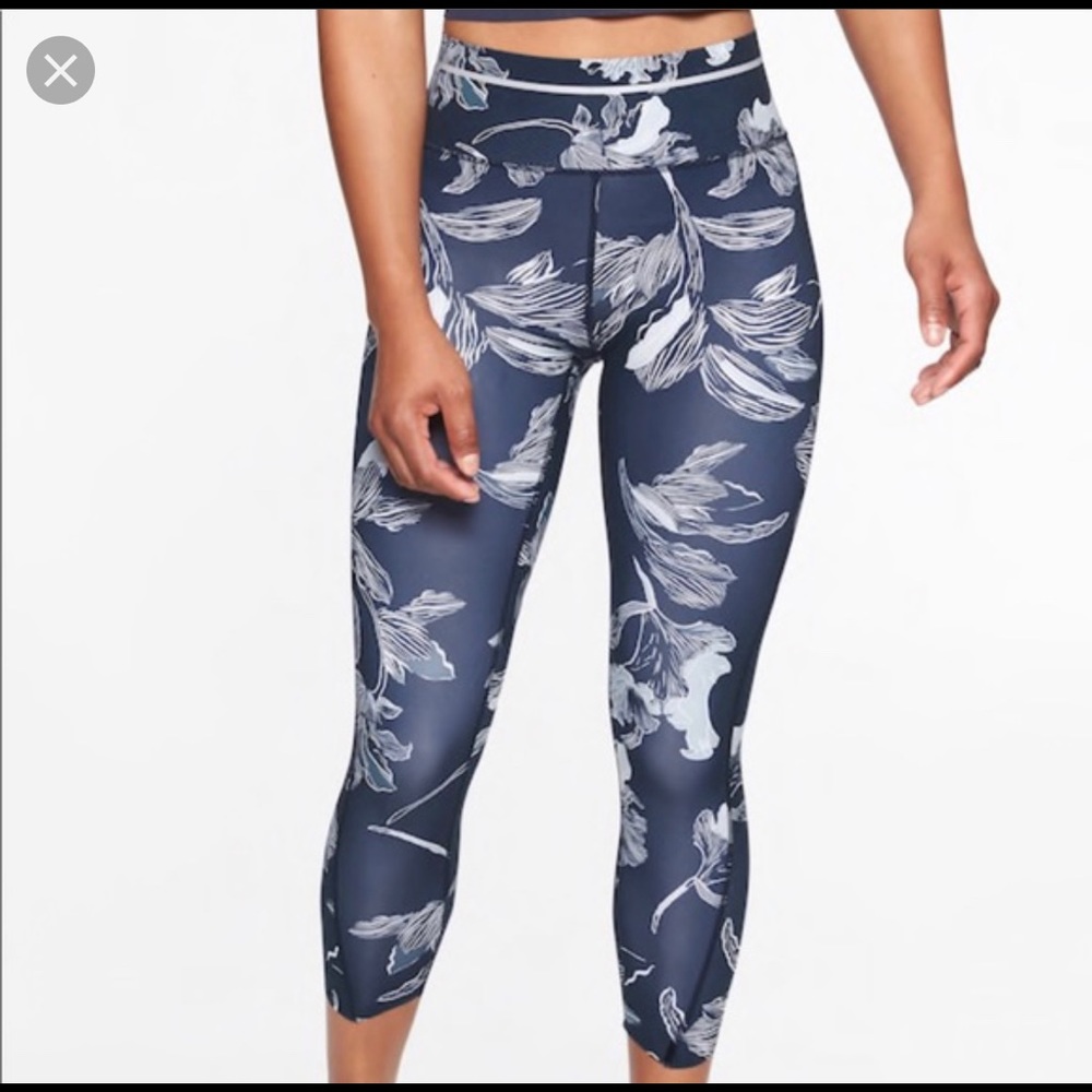 Athleta floral sonic leggings